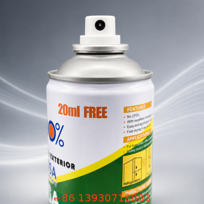 Valvola aerosol maschile di fabbrica con elevate prestazioni di tenuta e rivestimento UV resistente per imballaggi di vernice