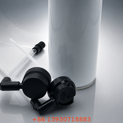 Valvola e attuatore per gonfiaggio pneumatici con ottone resistente alla corrosione e design ad alto flusso per uso professionale