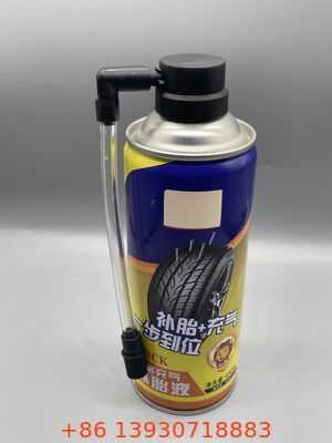 Valvola di gonfiaggio per pneumatici in ottone resistente alla corrosione con design ad alto flusso e connettore a scatto per barattoli di sigillante