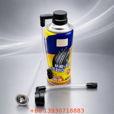 Valvola di gonfiaggio per pneumatici in ottone resistente alla corrosione con design ad alto flusso e connettore a scatto per barattoli di sigillante