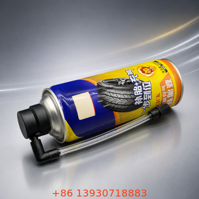 Valvola gonfiatrice pneumatica aerosol in lamiera da un pollice con colore di attuatore personalizzabile per la manutenzione degli pneumatici