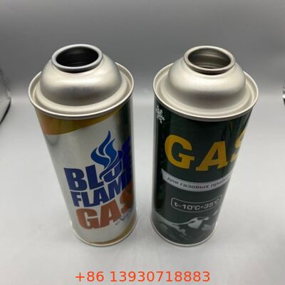 Cassetta Gas Ad Alta Pressione 18-21 Bar Aerosol Bomboletta Vuota In Latta 65mm 57mm