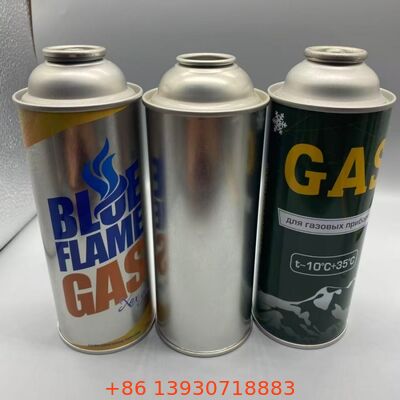 Bombola di gas butano ricaricabile da 65 mm in banda stagnata per una stabilità di stoccaggio eccellente