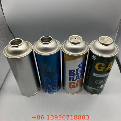 Cassetta Gas Ad Alta Pressione 18-21 Bar Aerosol Bomboletta Vuota In Latta 65mm 57mm