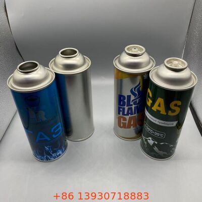 Bombola di gas butano ricaricabile da 65 mm in banda stagnata per una stabilità di stoccaggio eccellente