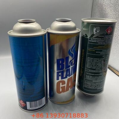 Cassetta Gas Ad Alta Pressione 18-21 Bar Aerosol Bomboletta Vuota In Latta 65mm 57mm