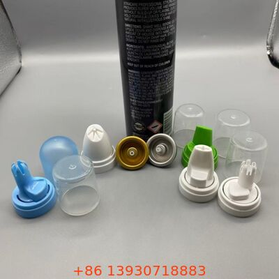 Valvola aerosol per mousse capelli inversa con alluminio resistente alla corrosione e funzionalità a 360 gradi