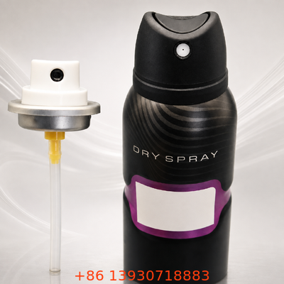 Valvola per spray deodorante corpo ad asciugatura rapida, anti-perdita e anti-intasamento con erogazione aerosol