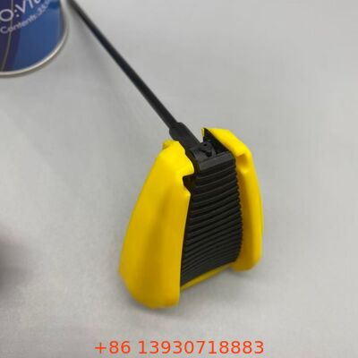 Attuatore a grilletto pieghevole per aerosol a risparmio di spazio con meccanismo di blocco a prova di perdite e tubo di estensione integrato