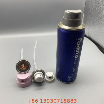 Valvola aerosol per spruzzo di lucentezza dei capelli di precisione con distribuzione di spruzzo uniforme, acciaio inossidabile resistente alla corrosione e progettazione anti-intasamento