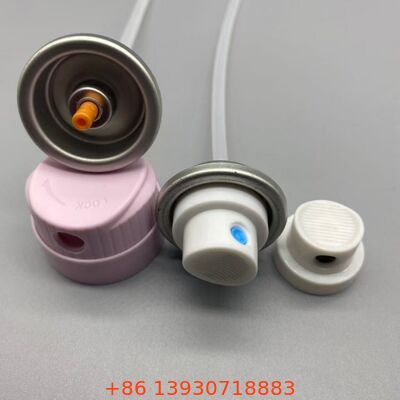 Valvola aerosol per spruzzo di lucentezza dei capelli di precisione con distribuzione di spruzzo uniforme, acciaio inossidabile resistente alla corrosione e progettazione anti-intasamento
