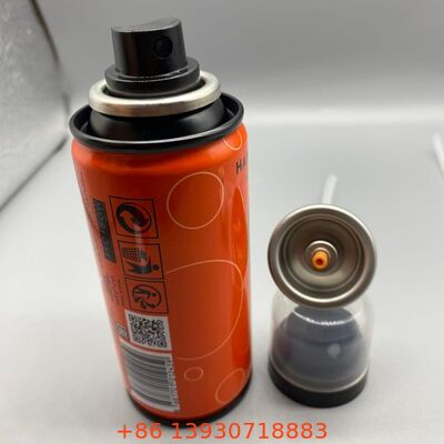 Valvola di spruzzo aerosol resistente a sostanze chimiche per colla per capelli