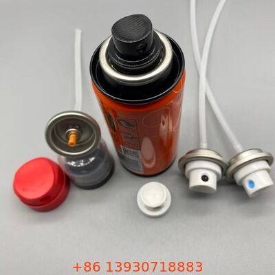 Valvola aerosol affidabile per spray di colla per capelli con nebbia di precisione, ugello anti-intasamento e design resistente ai prodotti chimici per la fissazione delle estensioni dei capelli