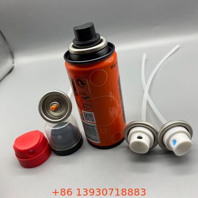 Valvola di spruzzo aerosol resistente a sostanze chimiche per colla per capelli