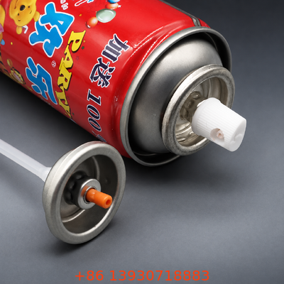 Gruppo valvola aerosol da un pollice con nastro personalizzato e attuatore valvola a nastro a montaggio diretto
