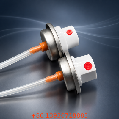 Valvola aerosol maschio e valvola spray maschio coordinata su misura con prestazioni di tenuta elevate e opzioni di finitura metallizzata lucida opaca