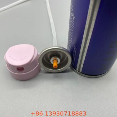 Valvola di spruzzo aerosol anti-intasamento a nebbia ultra-fine ad alta precisione per lucentezza dei capelli e styling professionale