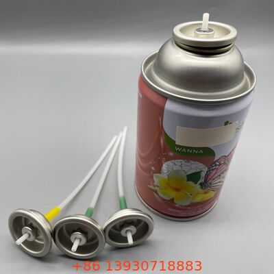 Valvola dosatrice con stelo in metallo, valvola dosatrice di precisione per aerosol, valvola spray standard per imballaggi aerosol chimici quotidiani e uso di dispensazione quantitativa accurata