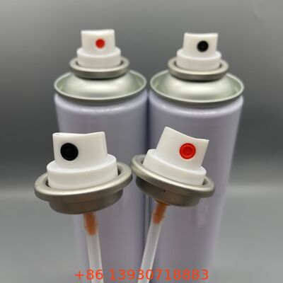 Valvo aerosol maschile e attuatore di colore premium con finitura resistente agli UV e prestazioni di tenuta forti