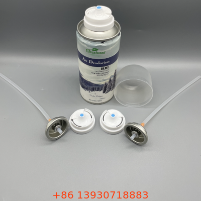 25Valvola aerosol da.4 mm con attuatore in plastica per il controllo degli odori resistenti agli intasamenti